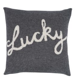 Lucky Pillow Case - Grey